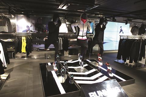 The dark interiors allow the product to shine